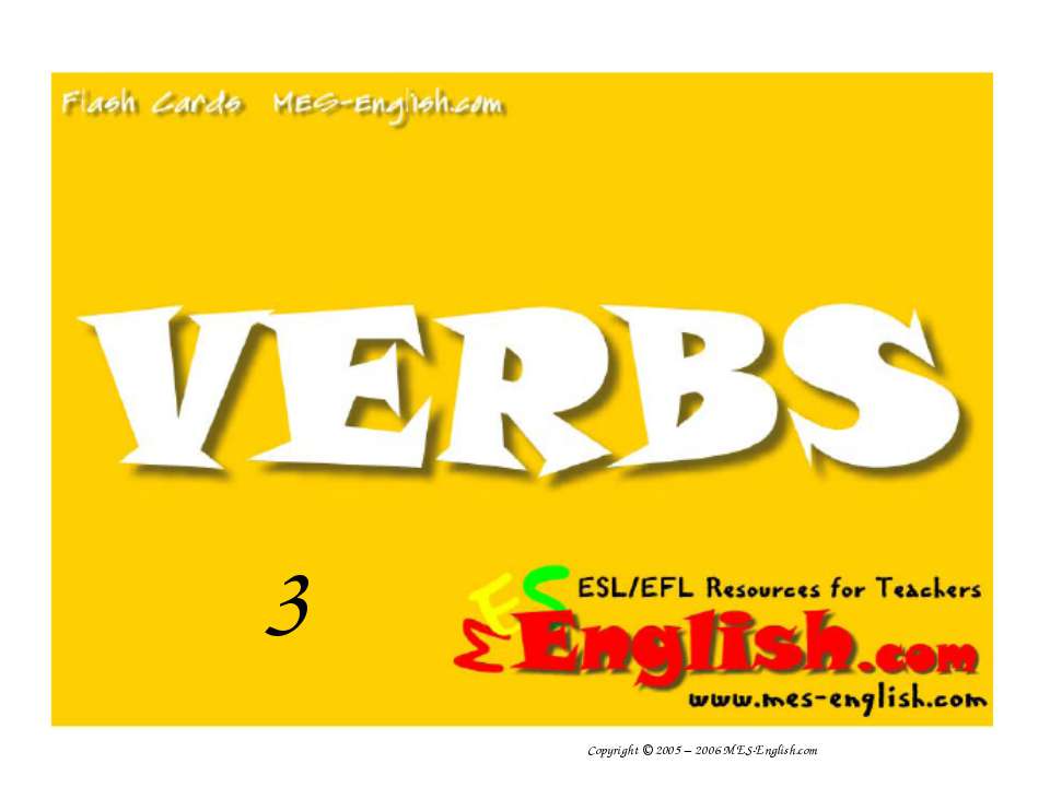 Verbs 3