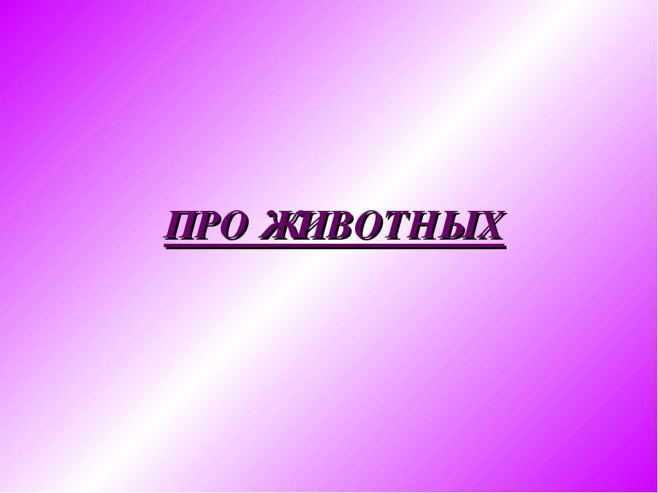Такие разные кошки