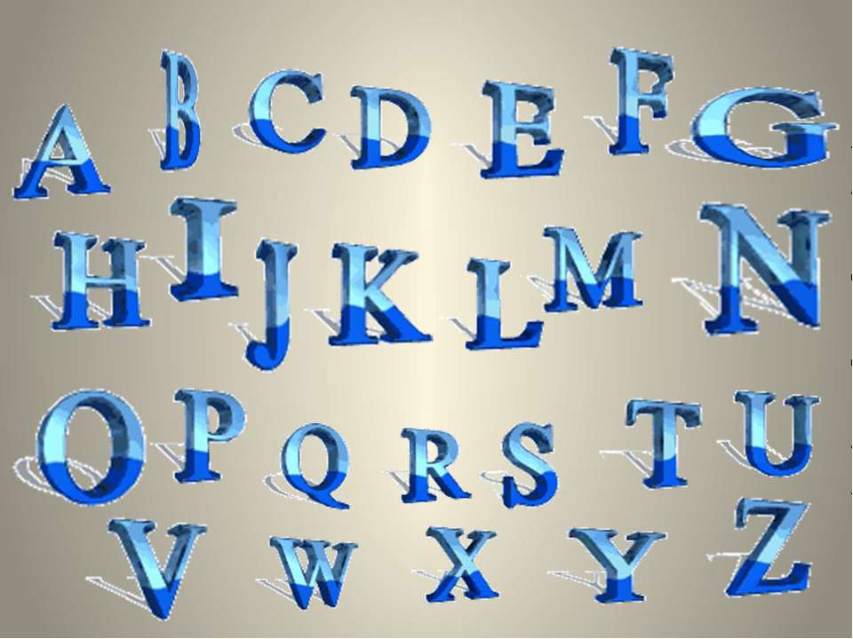 English Alphabet