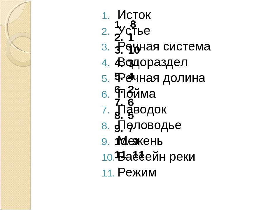 Реки горные и равнинные