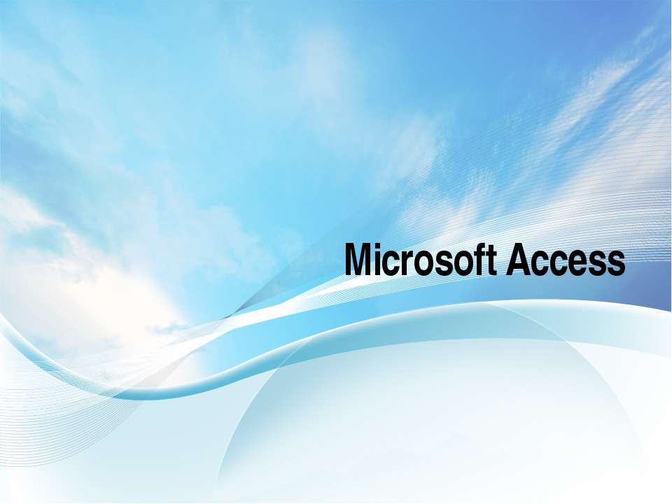 Microsoft Access
