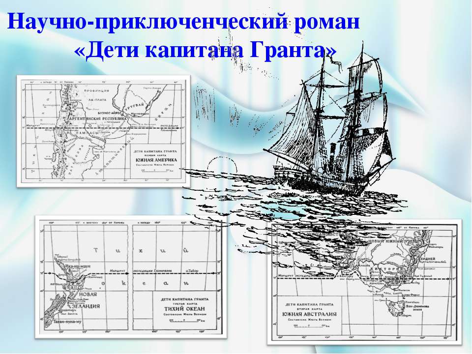 Научно-приключенческий роман «Дети капитана Гранта»