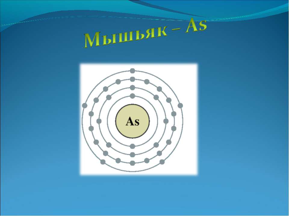 Мышьяк – As