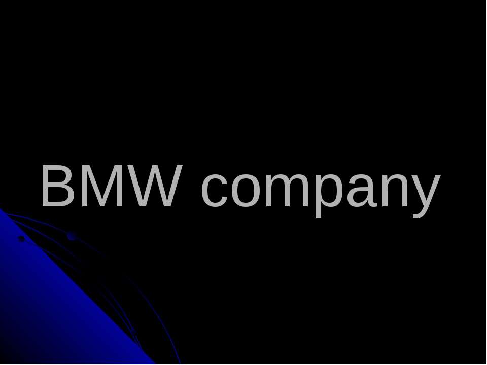BMW company