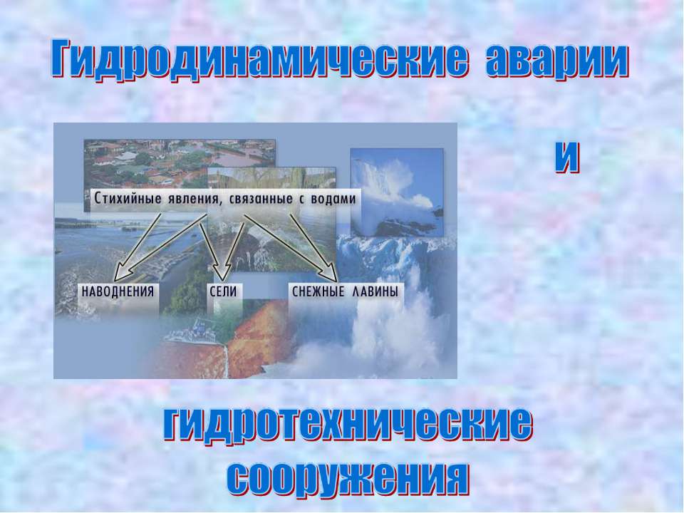 Гидродинамические аварии и гидротехнические сооружения
