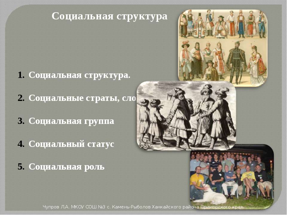 Социальная структура