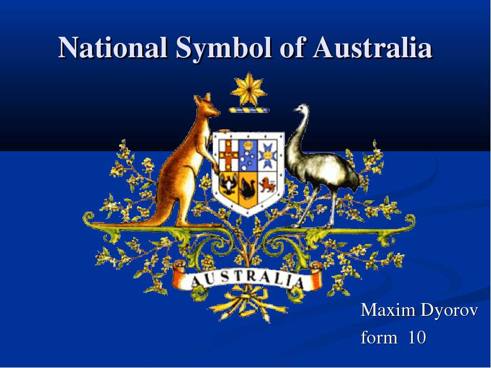 National Symbol of Australia