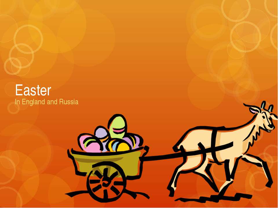 Easter. In England and Russia