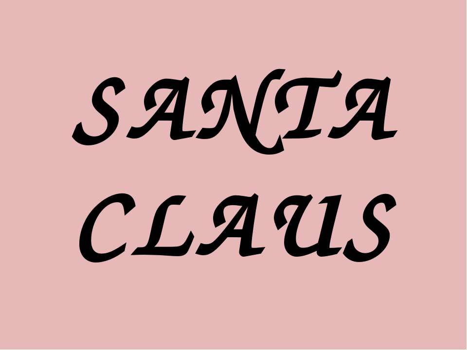 Santa claus