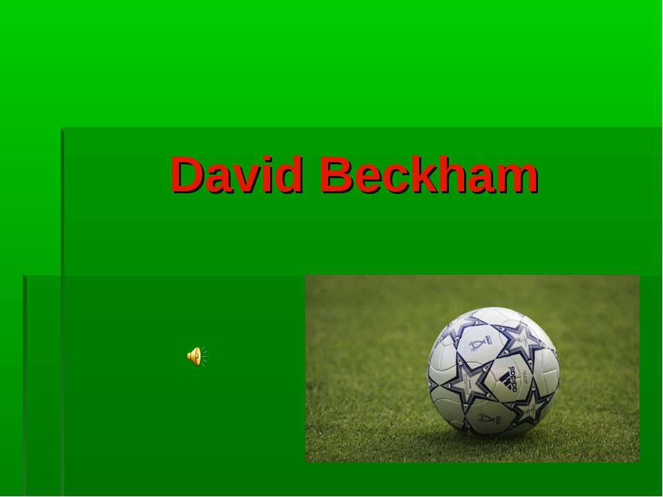 David Beckham