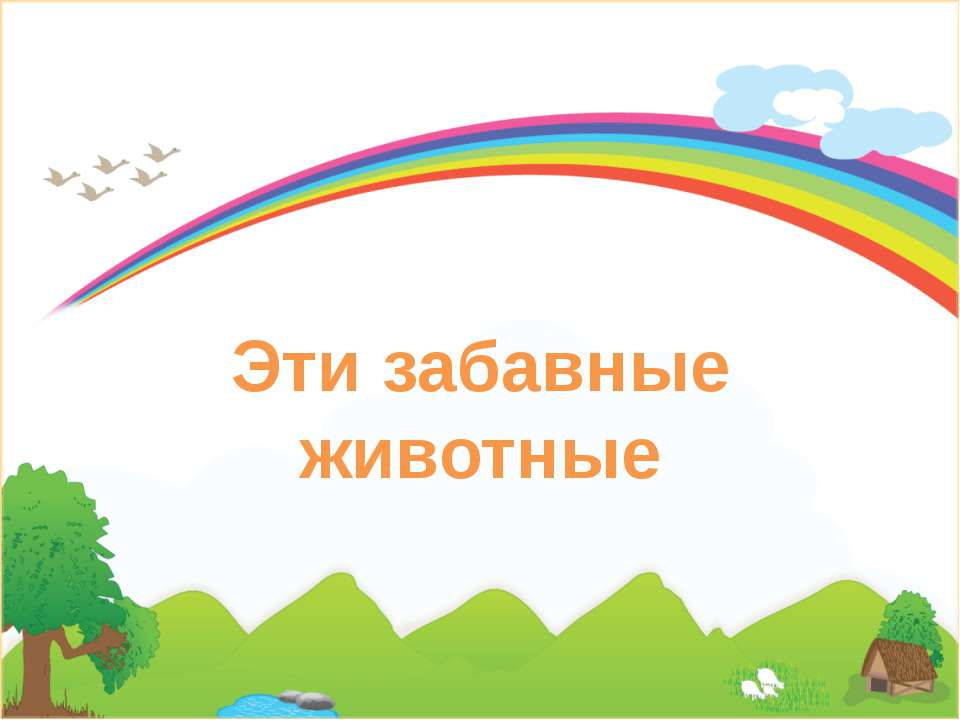 Эти забавные животные