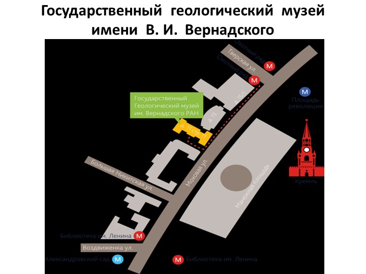 Презентация по географии на тему "Геологические музеи Москвы" (6 класс)