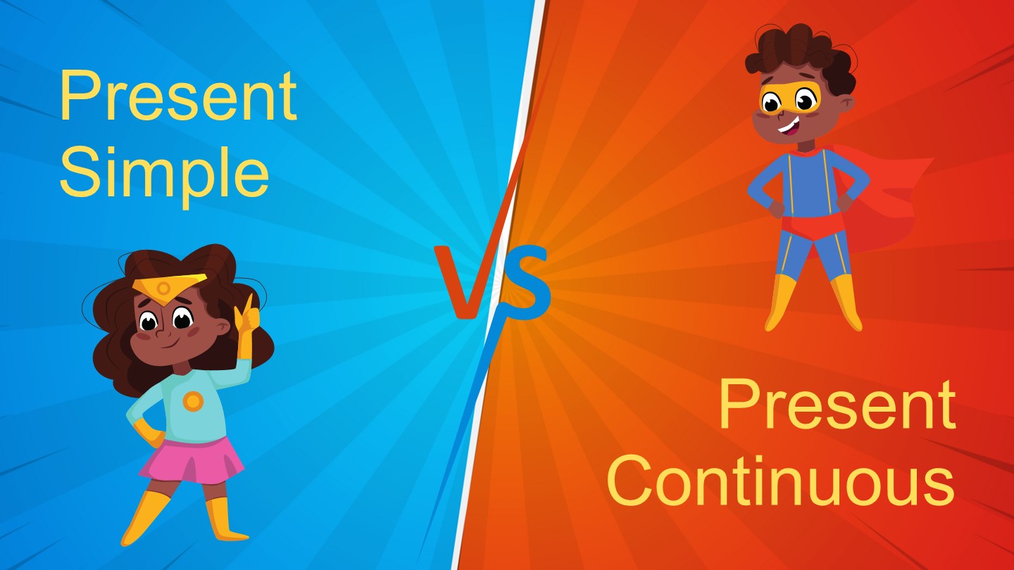 Презентация "Present Simple VS Present Continuous"