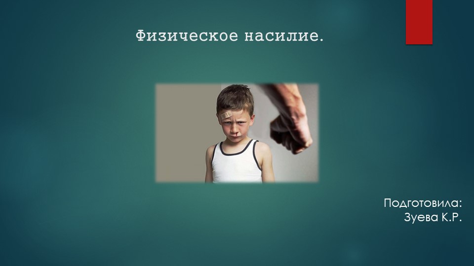 Презентация "Подходы к понятию "Физическое насилие"