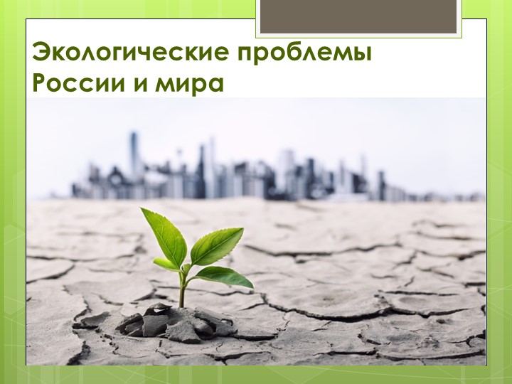 Презентация "Экологические проблемы мира"