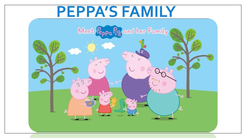 Презентацию к уроку на тему "Family"