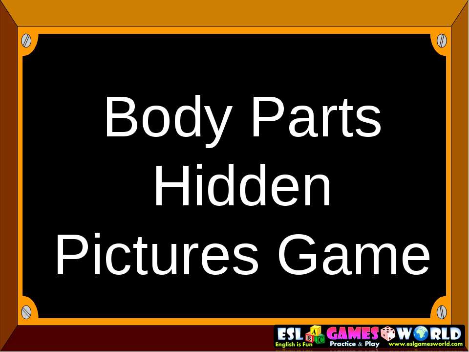 Body Parts Hidden Pictures Game