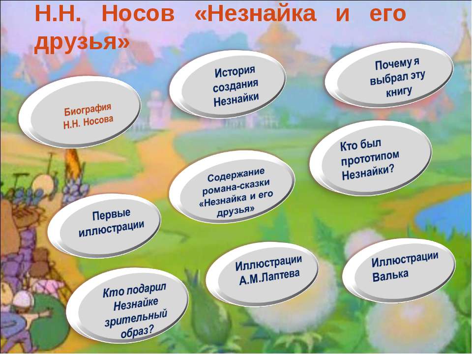 Н.Н. Носов «Незнайка и его друзья»