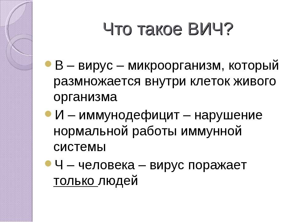 Что такое ВИЧ?
