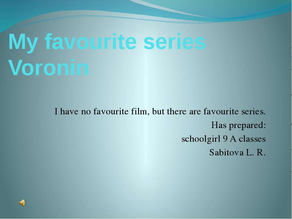 myfavourite series