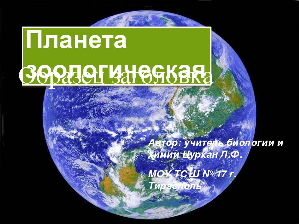 Планета Зоологическая
