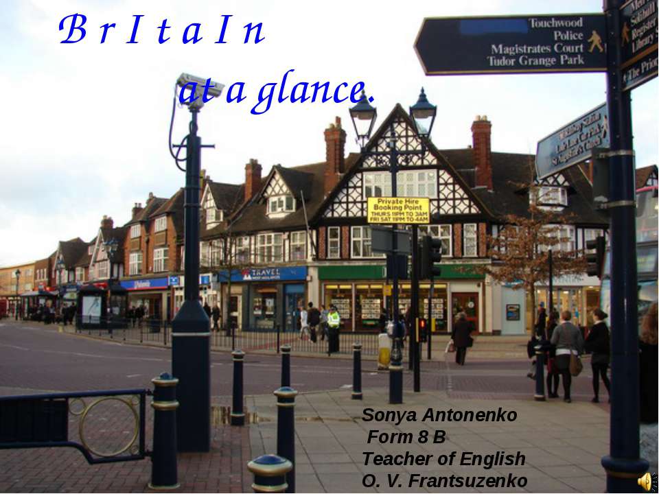Britain at a Glance